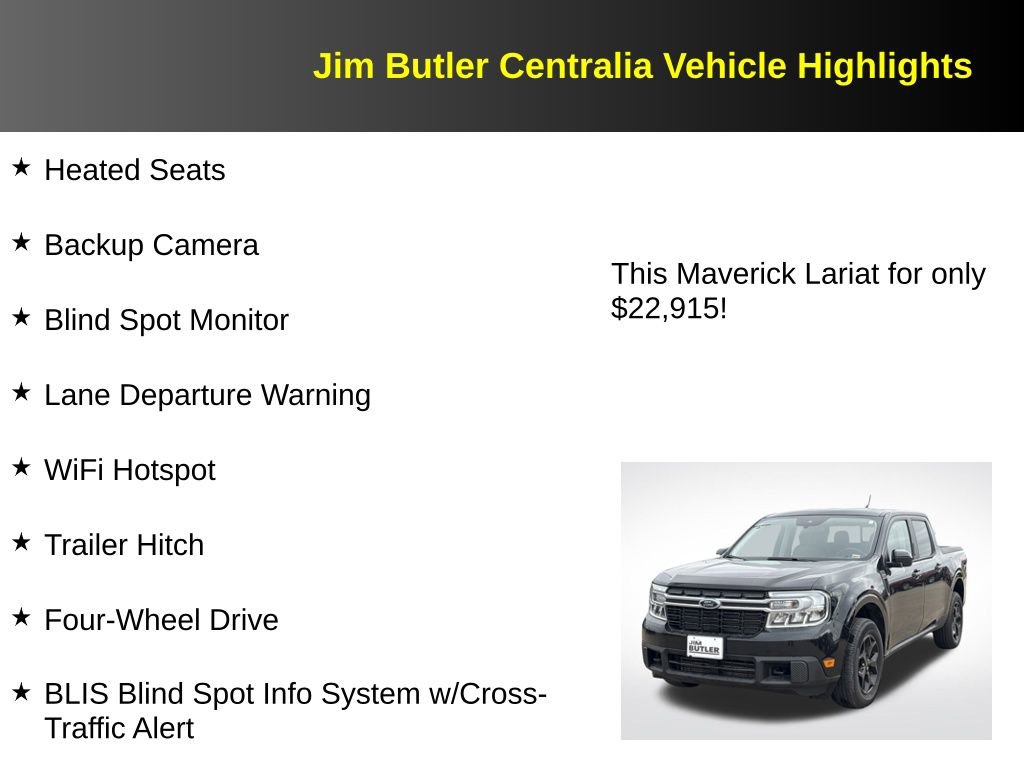 Used 2023 Ford Maverick Lariat w/ Lariat Luxury Package image 12