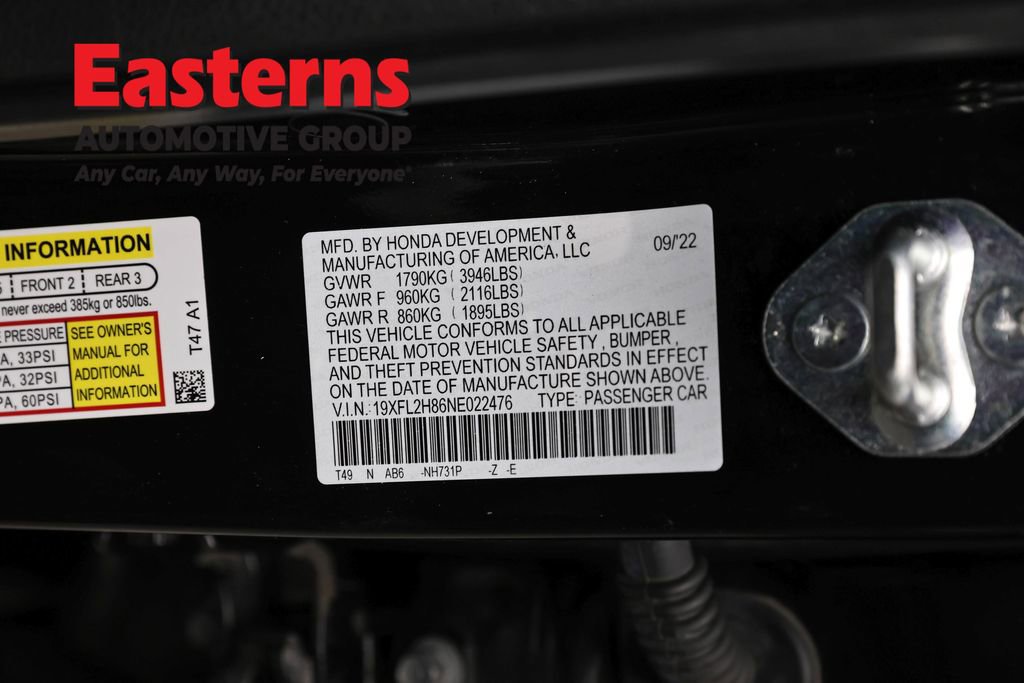 Used 2022 Honda Civic Sport image 33