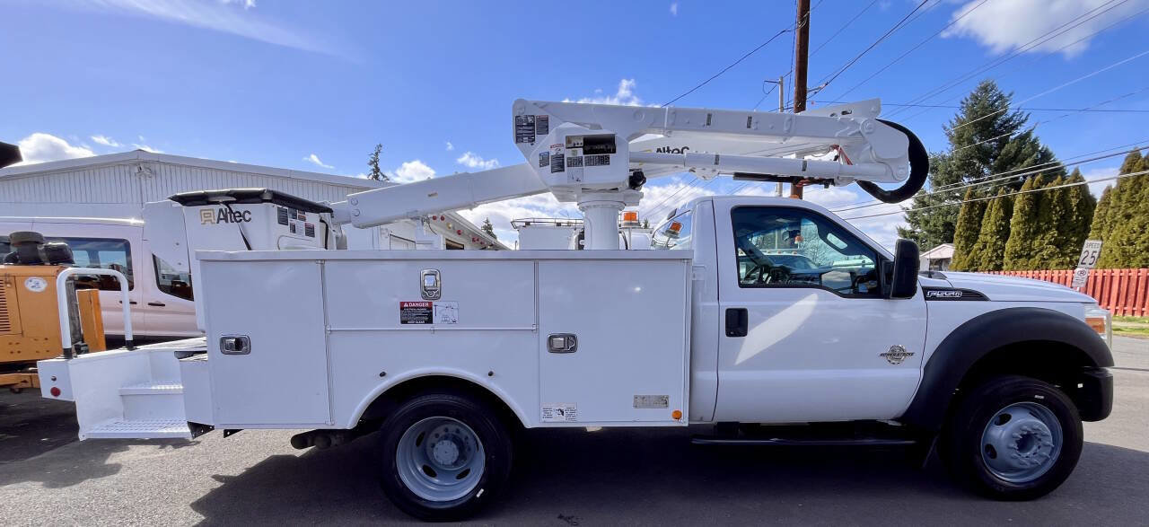 Used 2015 Ford F550 2WD Regular Cab Super Duty w/ Snow Plow Prep Package image 1