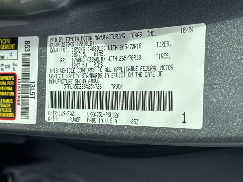 Used 2025 Toyota Tundra SR5 image 41