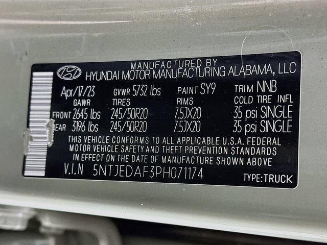 Used 2023 Hyundai Santa Cruz Limited AWD/4WD image 26