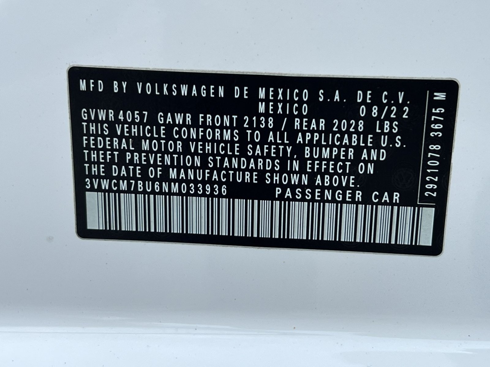 Used 2022 Volkswagen Jetta S FWD image 38