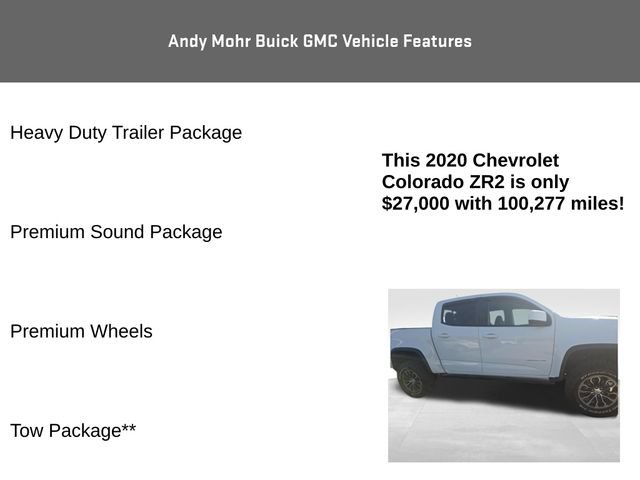 Used 2020 Chevrolet Colorado ZR2 AWD/4WD image 8