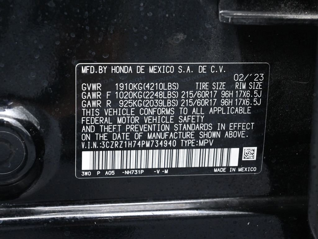 Used 2023 Honda HR-V EX-L image 19