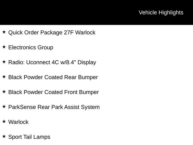 Used 2020 RAM 1500 Classic Warlock w/ Electronics Group image 7