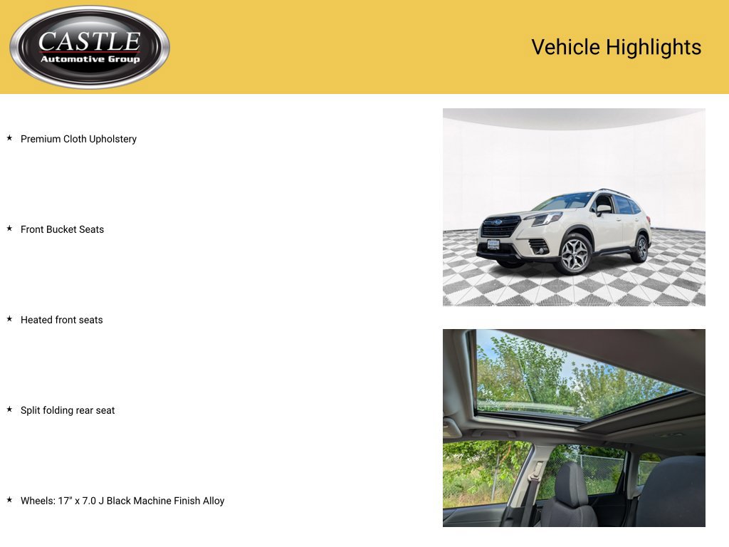 Certified 2023 Subaru Forester Premium AWD/4WD image 7