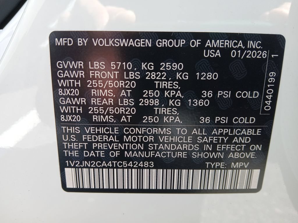 New 2026 Volkswagen Atlas SE FWD image 29