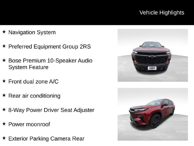 Used 2024 Chevrolet Traverse RS AWD/4WD image 13