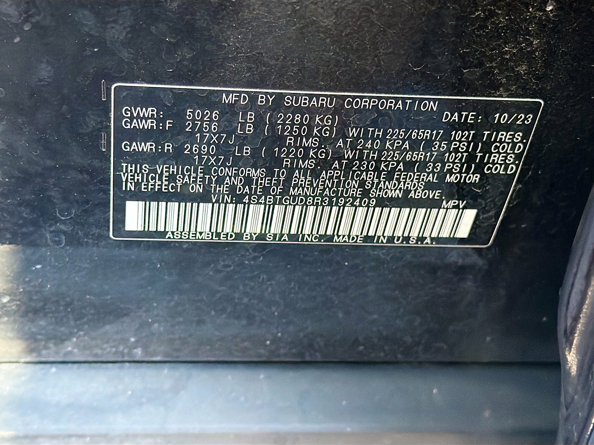 Certified 2024 Subaru Outback Wilderness image 43