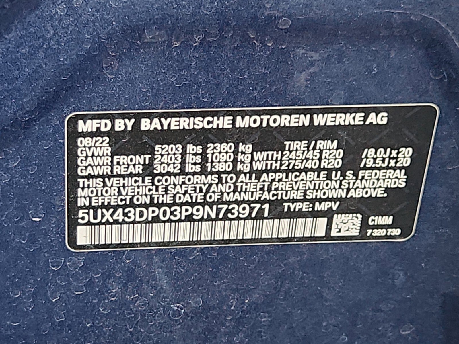 Used 2023 BMW X3 sDrive30i w/ M Sport Package image 31