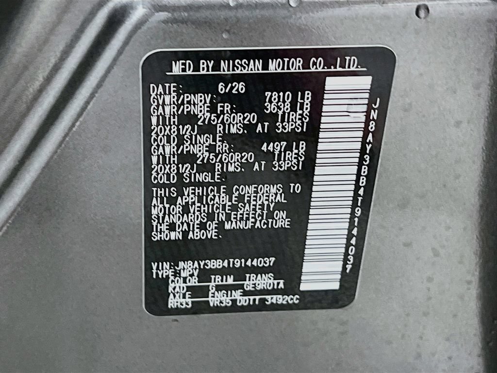 New 2026 Nissan Armada SL w/ Captain's Chari Seat Package AWD/4WD image 27