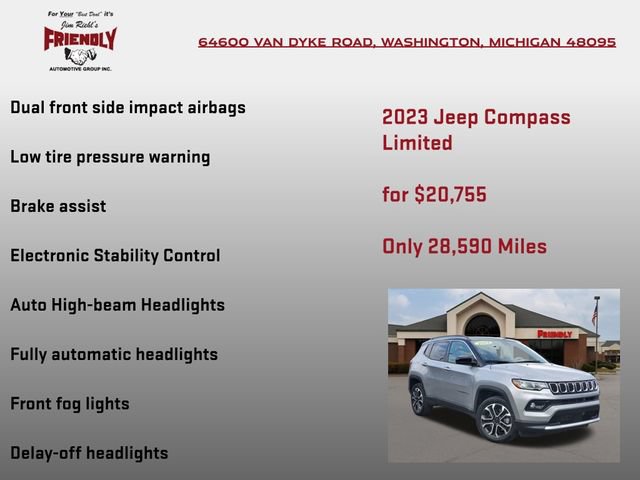 Used 2023 Jeep Compass Limited AWD/4WD image 20