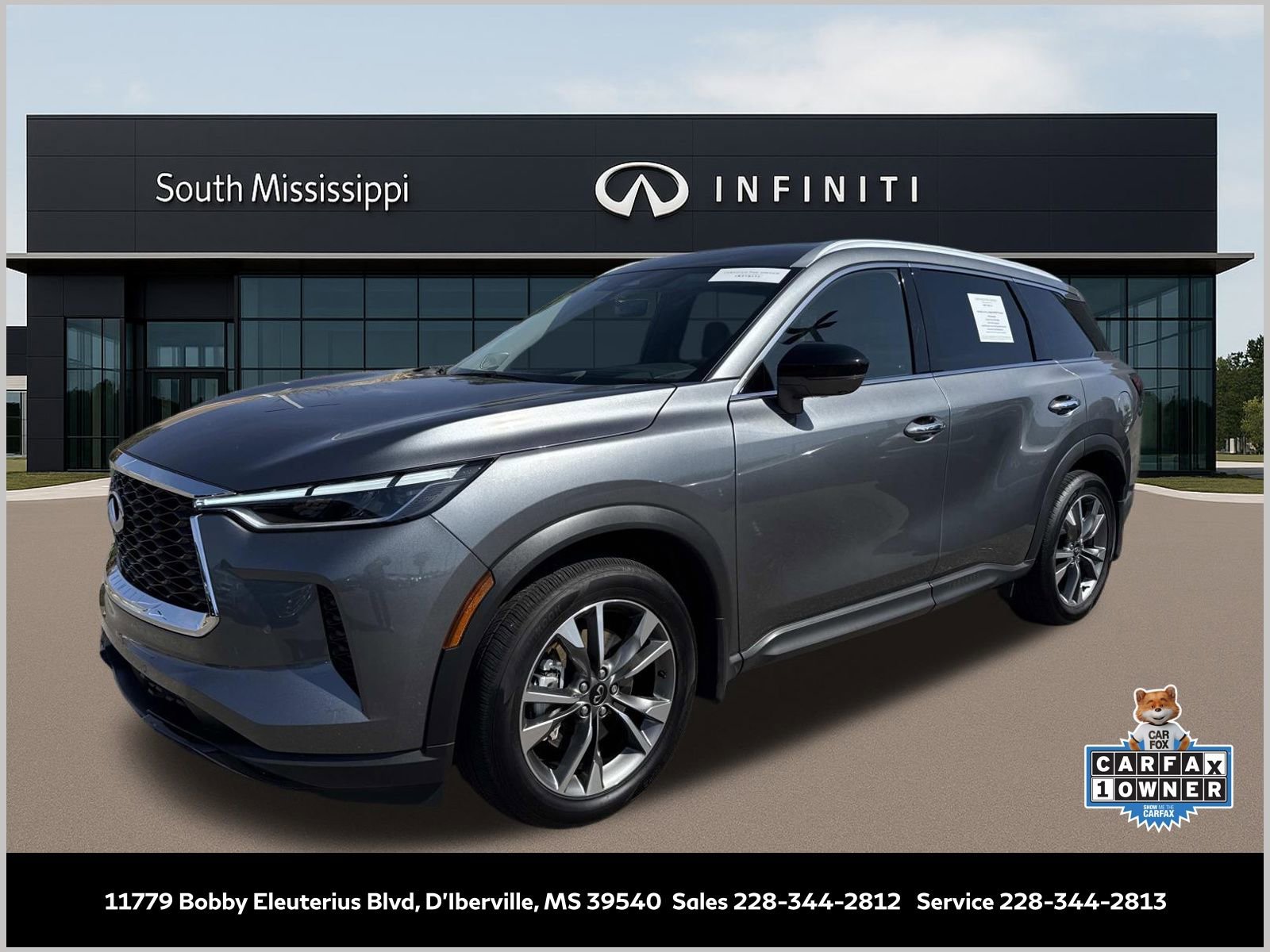 Certified 2025 INFINITI QX60 Luxe w/ Vision Package image 1