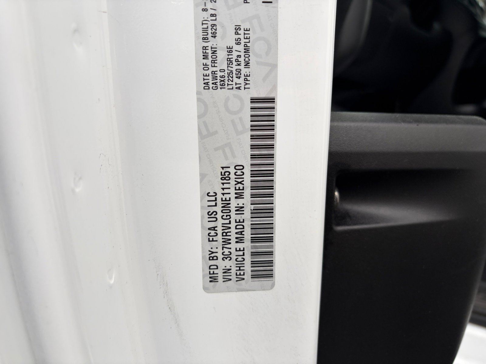 Used 2022 RAM ProMaster 3500 w/ Fleet Safety Group (AWQ) FWD image 30