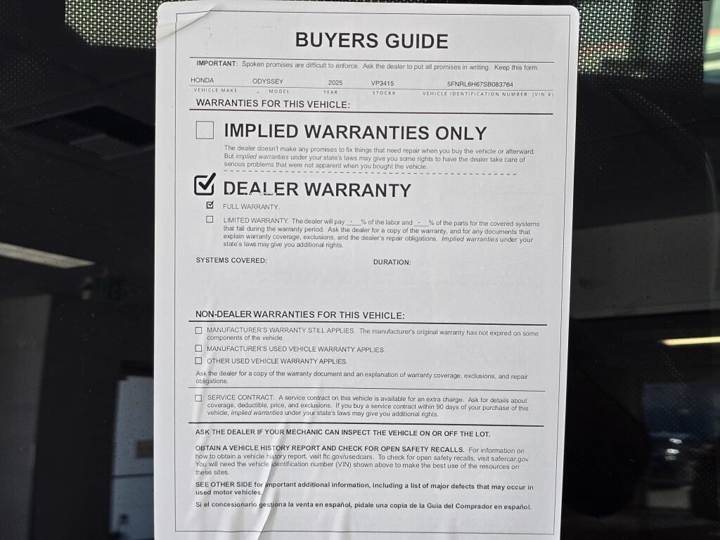Used 2025 Honda Odyssey EX-L image 41