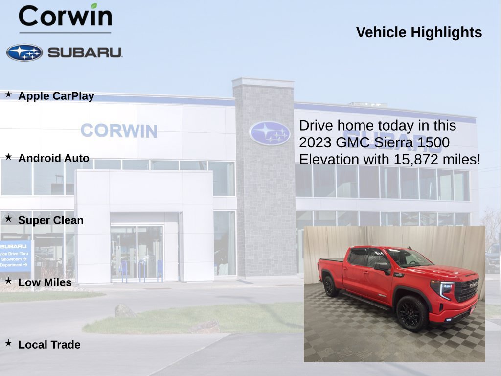 Used 2023 GMC Sierra 1500 Elevation w/ X31 Off-Road Package AWD/4WD image 6