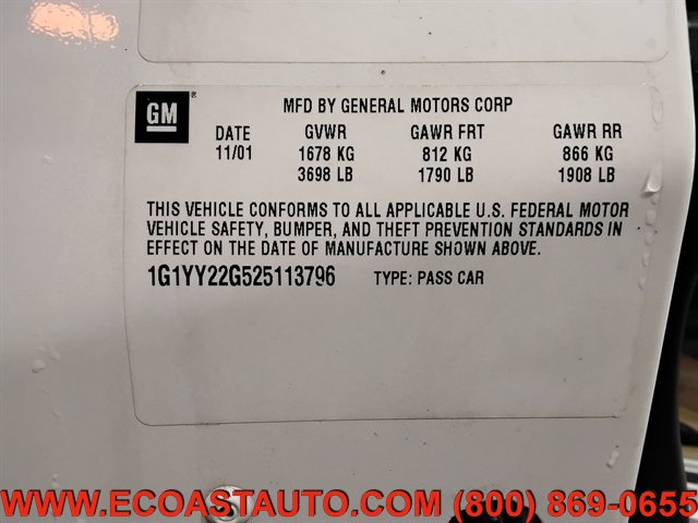 Used 2002 Chevrolet Corvette Coupe w/ Preferred Equipment Group2 RWD image 17