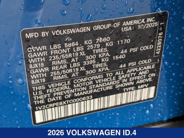 New 2026 Volkswagen ID.4 Pro RWD image 20