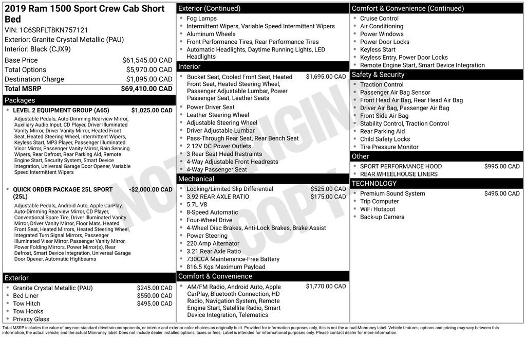Used 2019 RAM 1500 Sport w/ Level 2 Equipment Group image 32