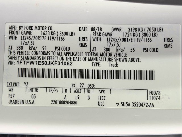 Used 2018 Ford F150 XL w/ XL Power Equipment Group image 42