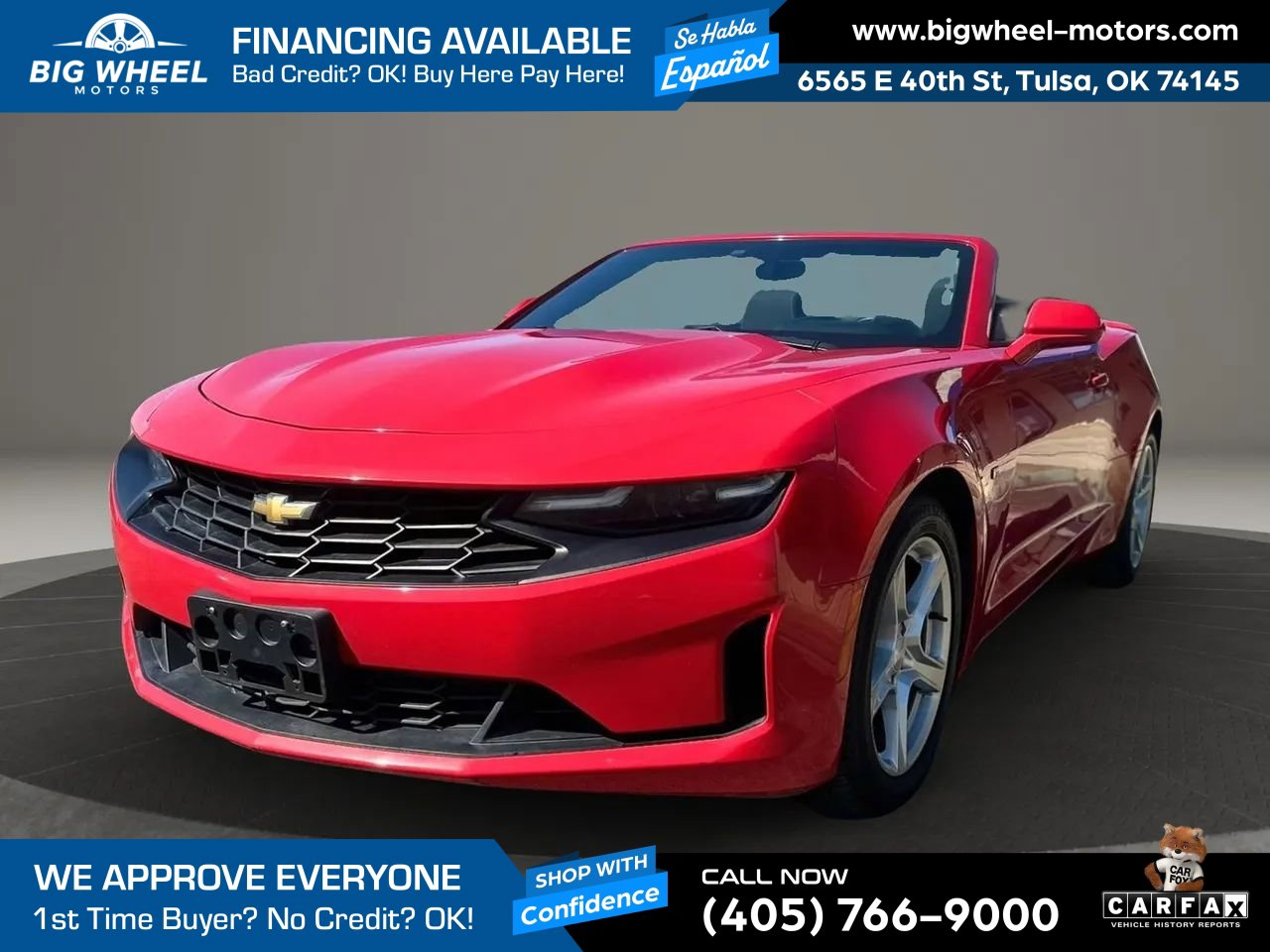 Used 2020 Chevrolet Camaro LT image 2