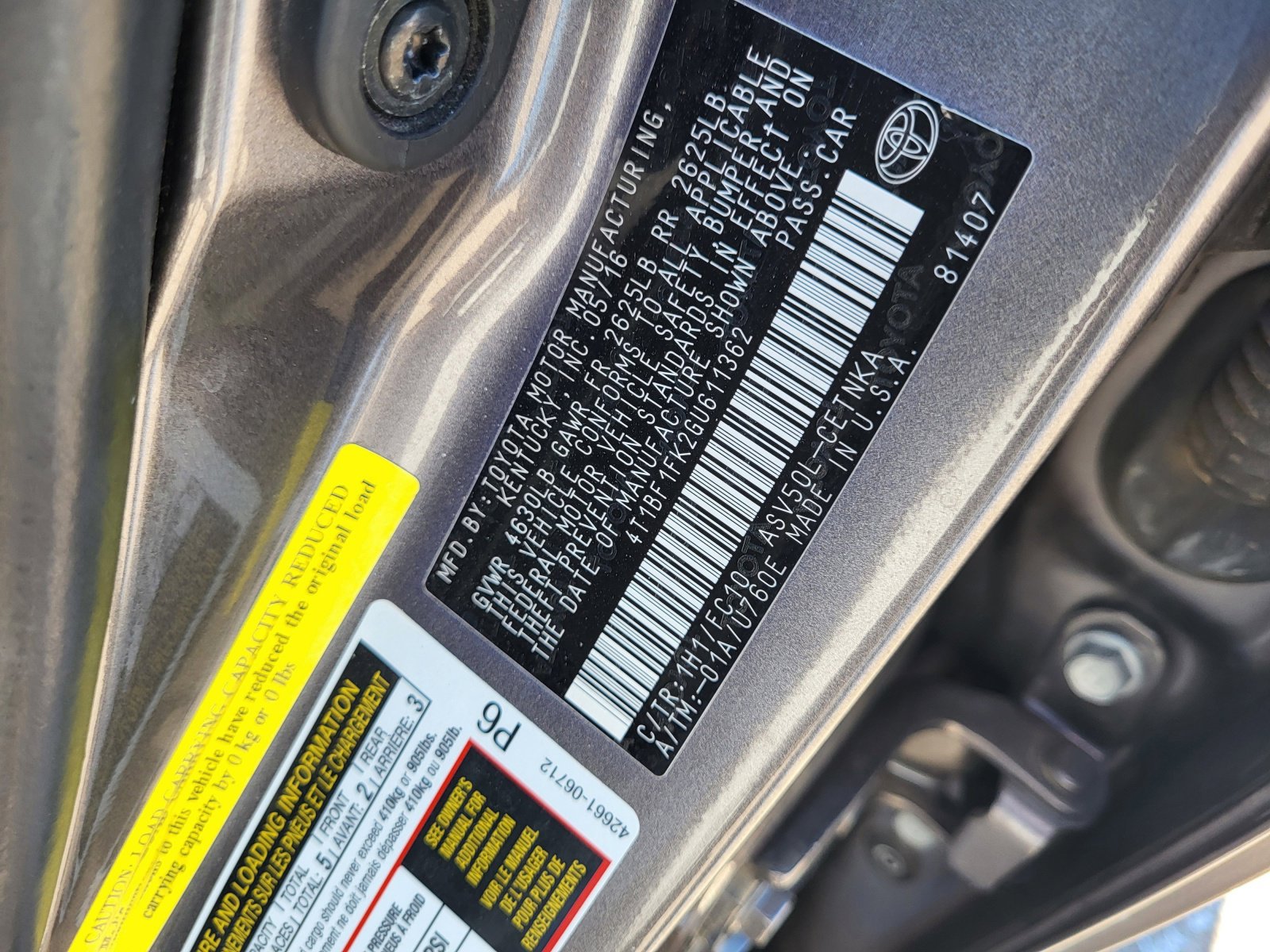 Used 2016 Toyota Camry LE image 24