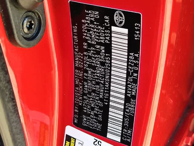 Used 2022 Toyota Camry SE FWD image 29