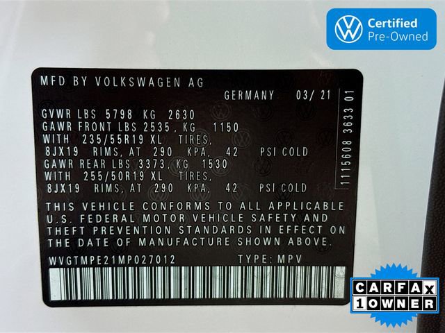 Certified 2021 Volkswagen ID.4 Pro S RWD image 32