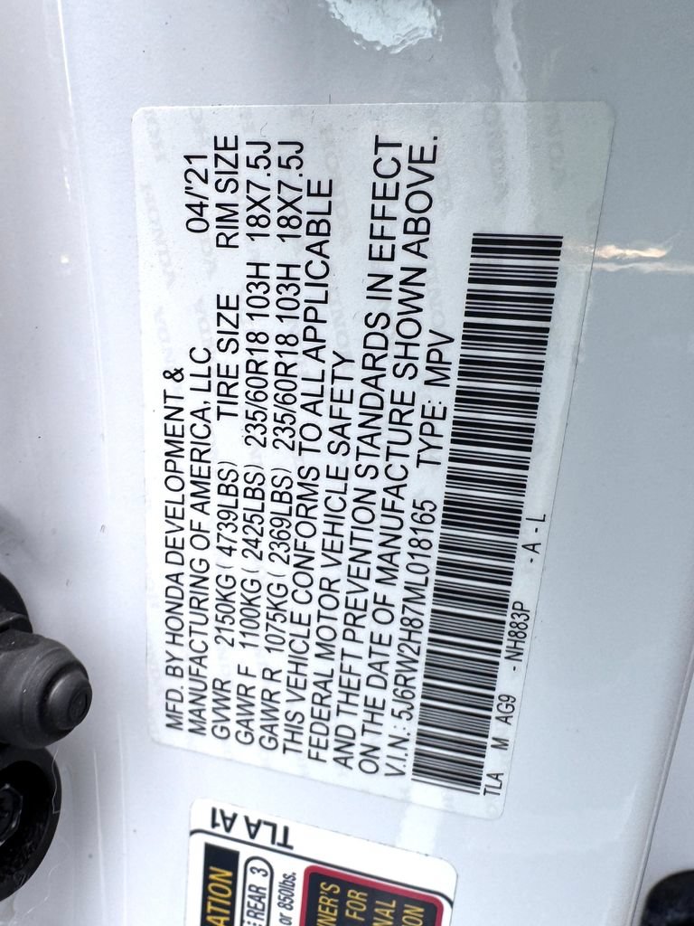 Used 2021 Honda CR-V EX-L image 35