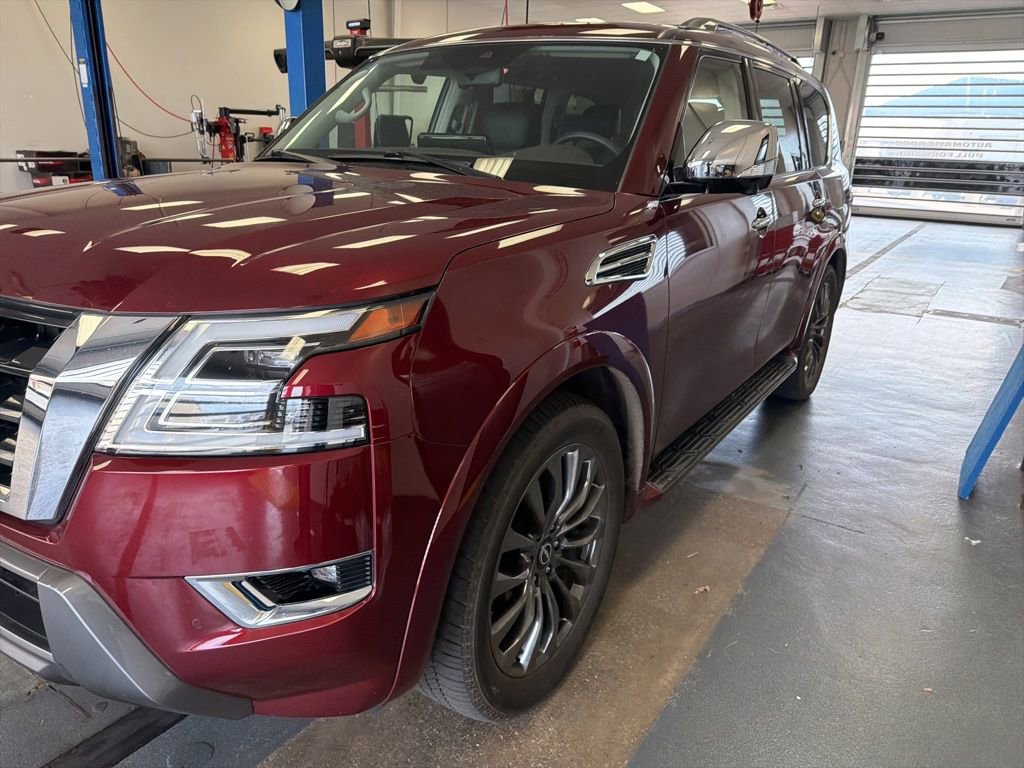 Used 2023 Nissan Armada Platinum w/ Captain's Chairs Package