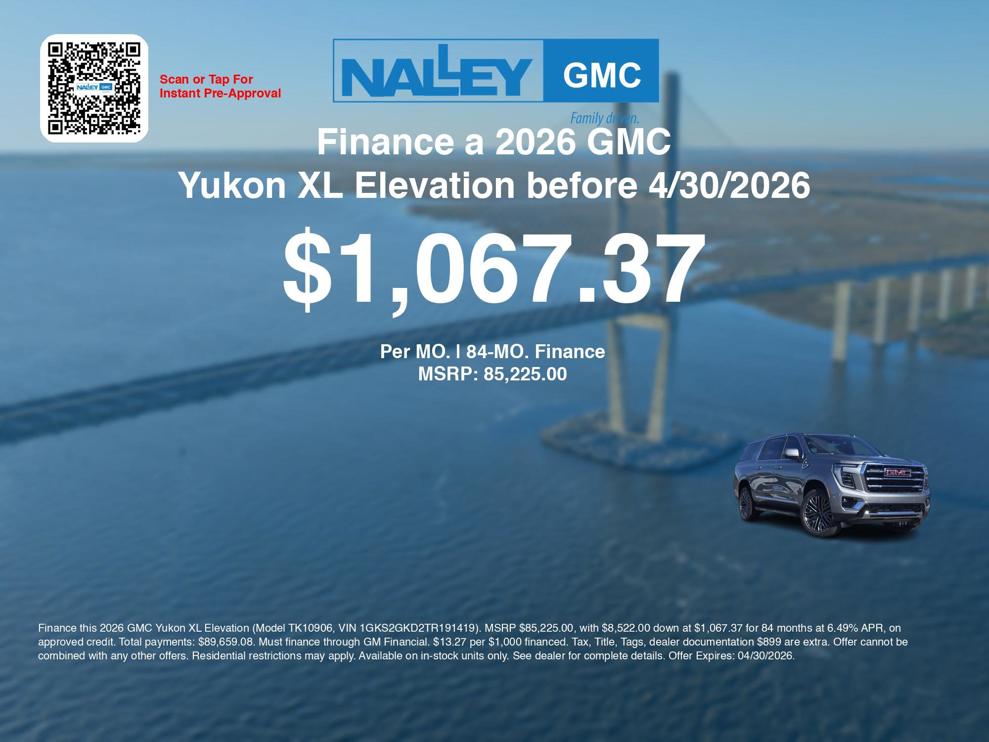 New 2026 GMC Yukon XL Elevation image 7