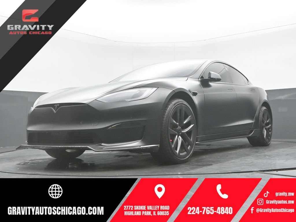 Used 2021 Tesla Model S Plaid AWD/4WD image 1