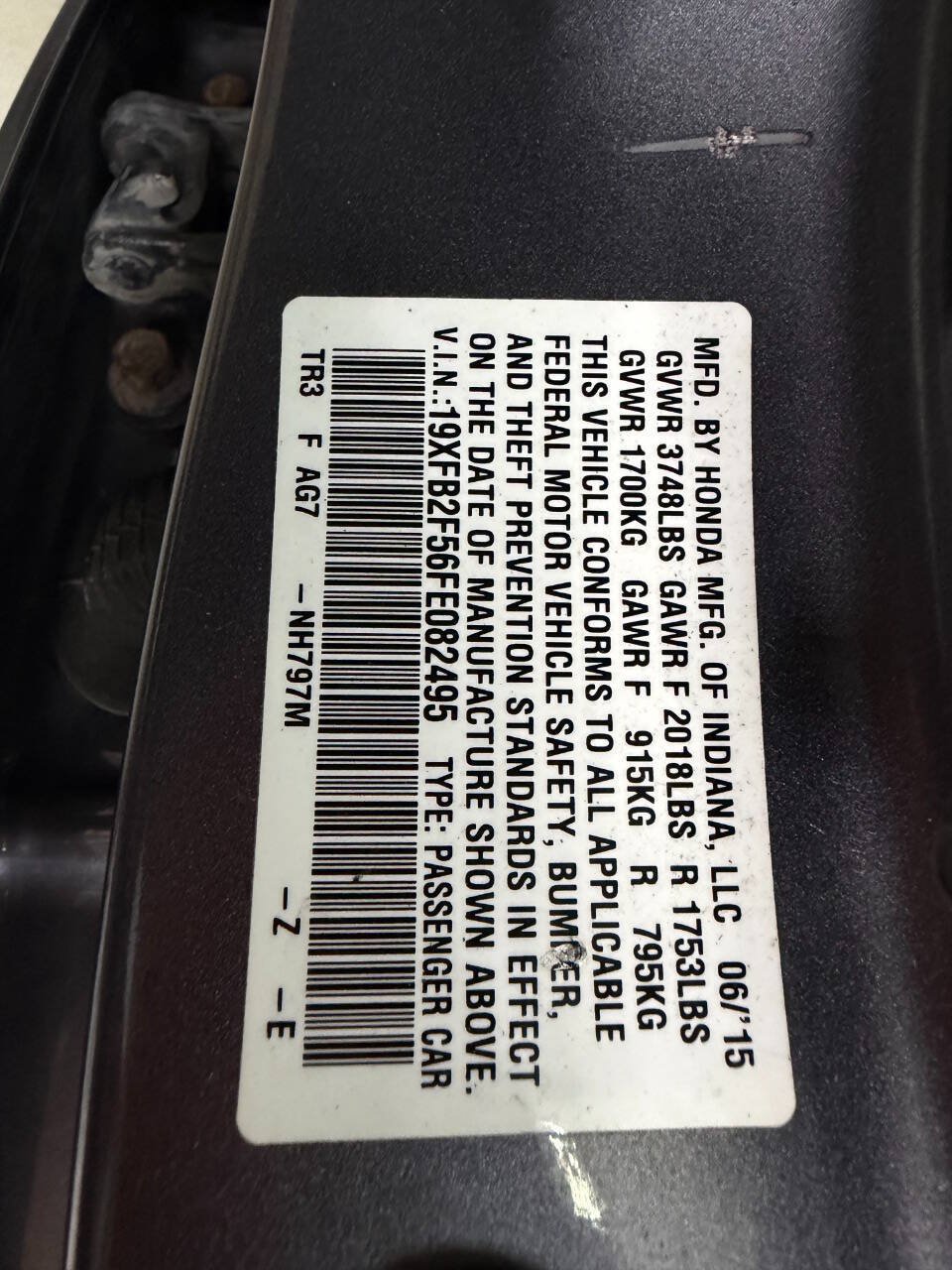 Used 2015 Honda Civic LX image 28
