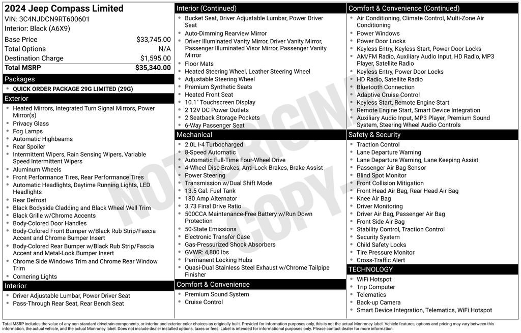 Certified 2024 Jeep Compass Limited image 41