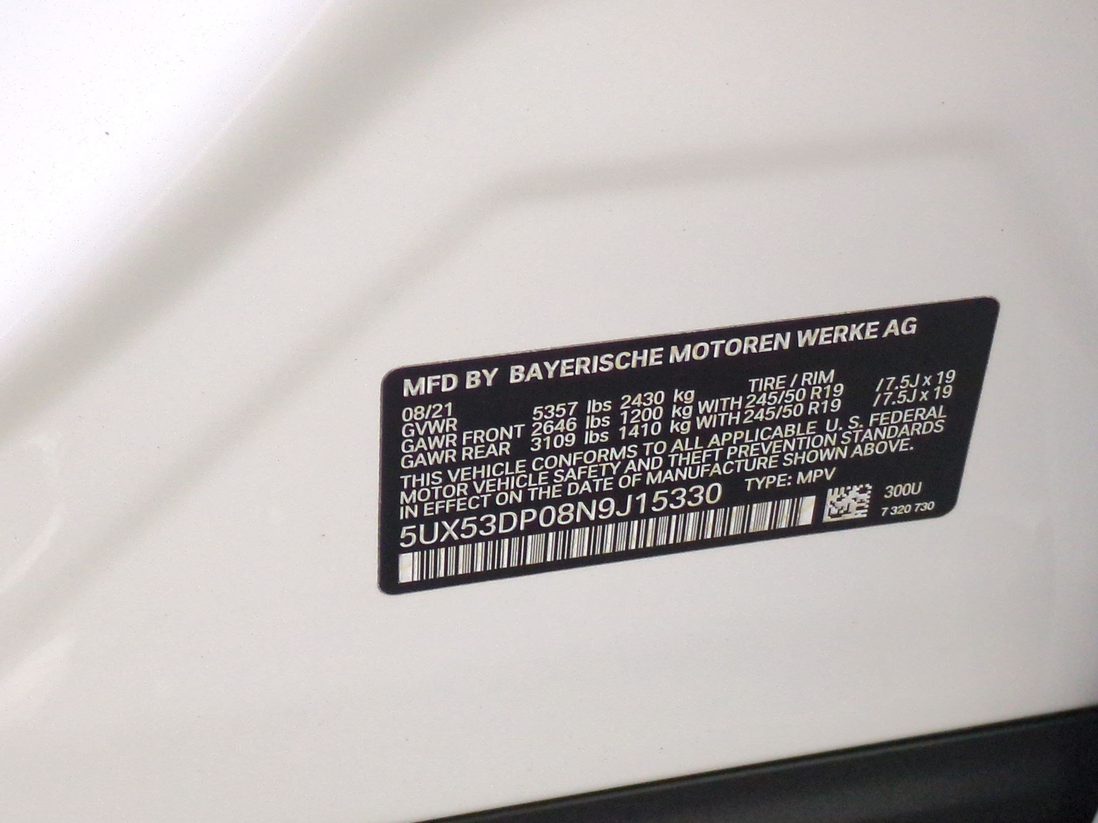 Used 2022 BMW X3 xDrive30i w/ Convenience Package AWD/4WD image 67