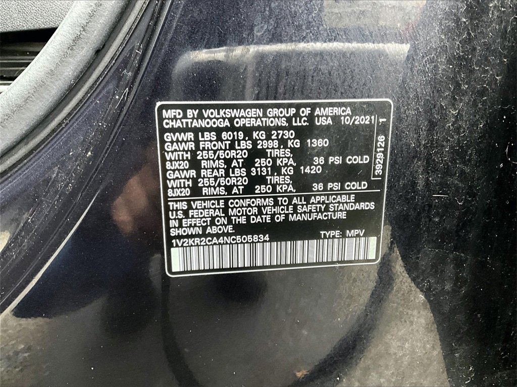 Used 2022 Volkswagen Atlas SE w/ Panoramic Sunroof Package image 35