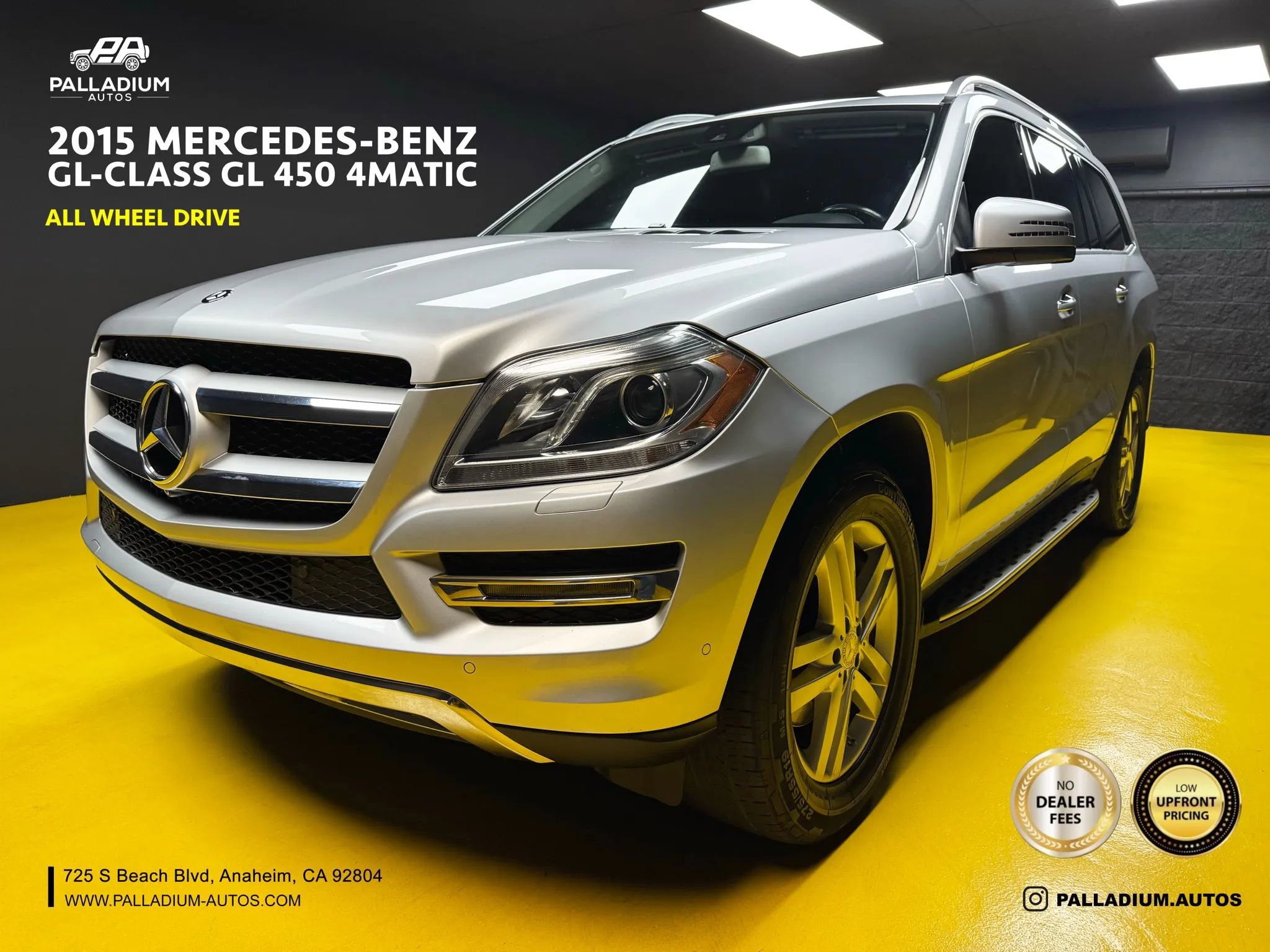 Used 2015 Mercedes-Benz GL 450 4MATIC w/ Parking Assist Package