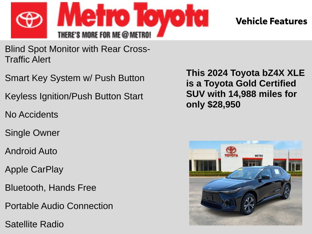 Certified 2024 Toyota bZ4X XLE w/ Weather Package AWD/4WD image 11