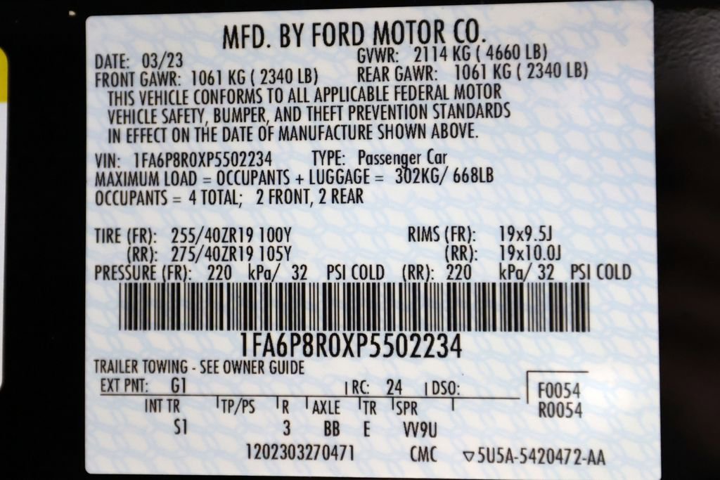 Used 2023 Ford Mustang Mach 1 w/ Equipment Group 700A image 54