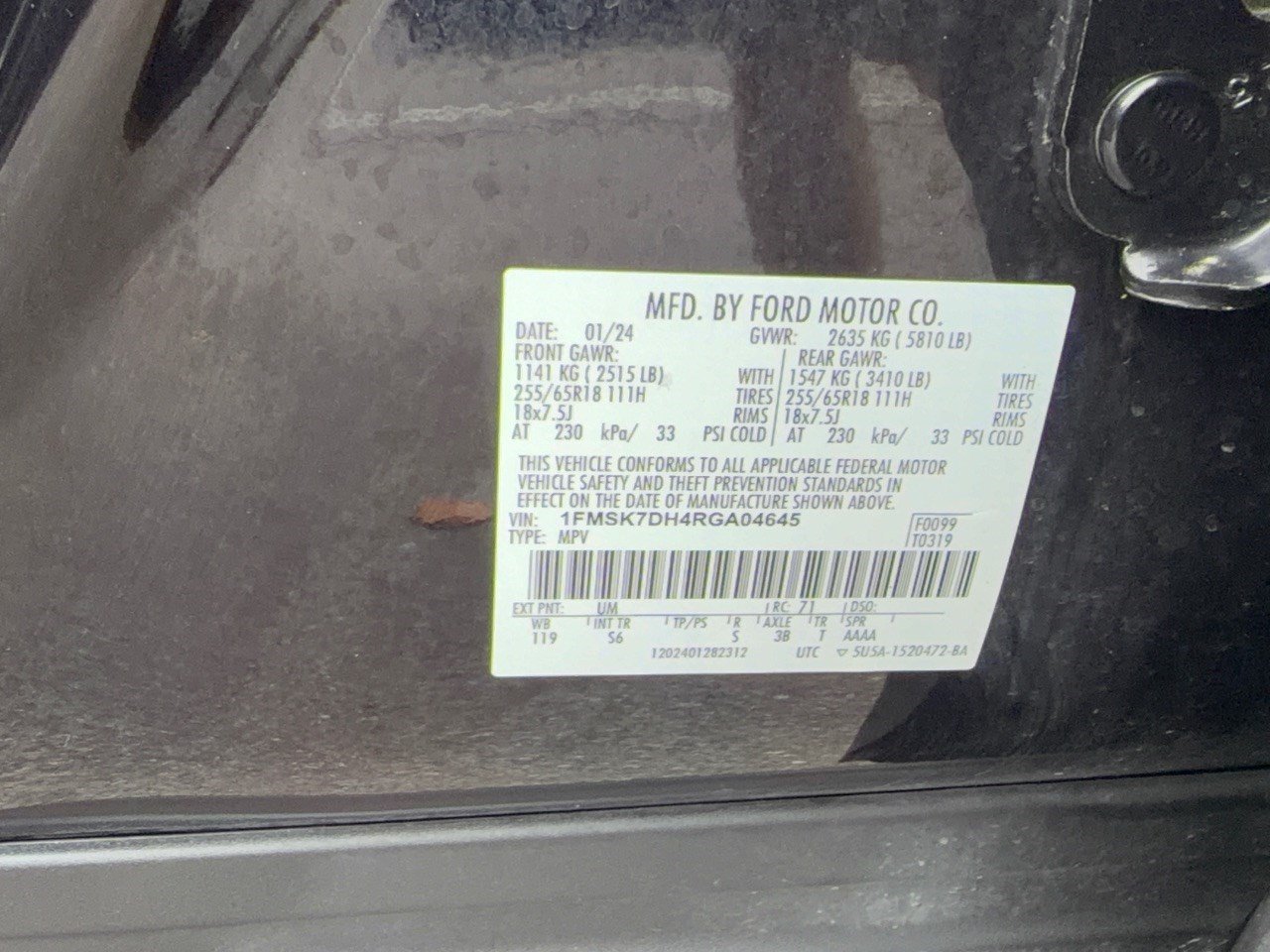 Used 2024 Ford Explorer XLT w/ Equipment Group 202A RWD image 31