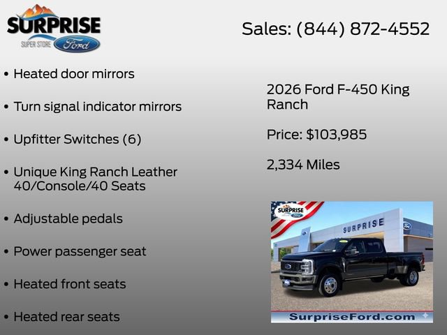 Certified 2026 Ford F450 King Ranch w/ FX4 Off-Road Package AWD/4WD image 36