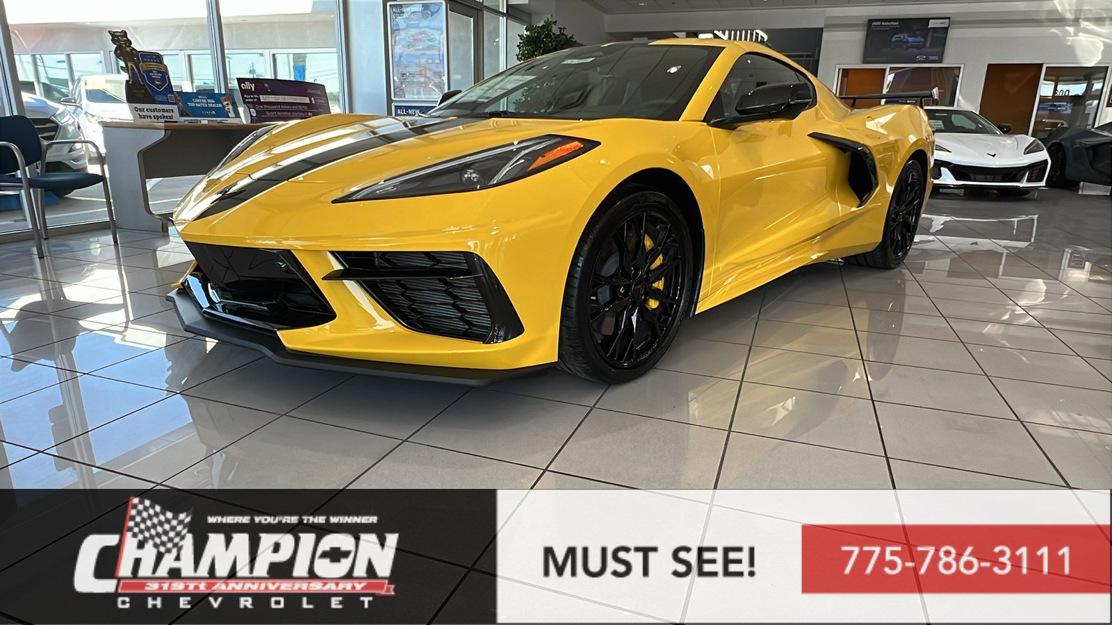 New 2025 Chevrolet Corvette Stingray Preferred Cpe w/ Z51 Performance Package