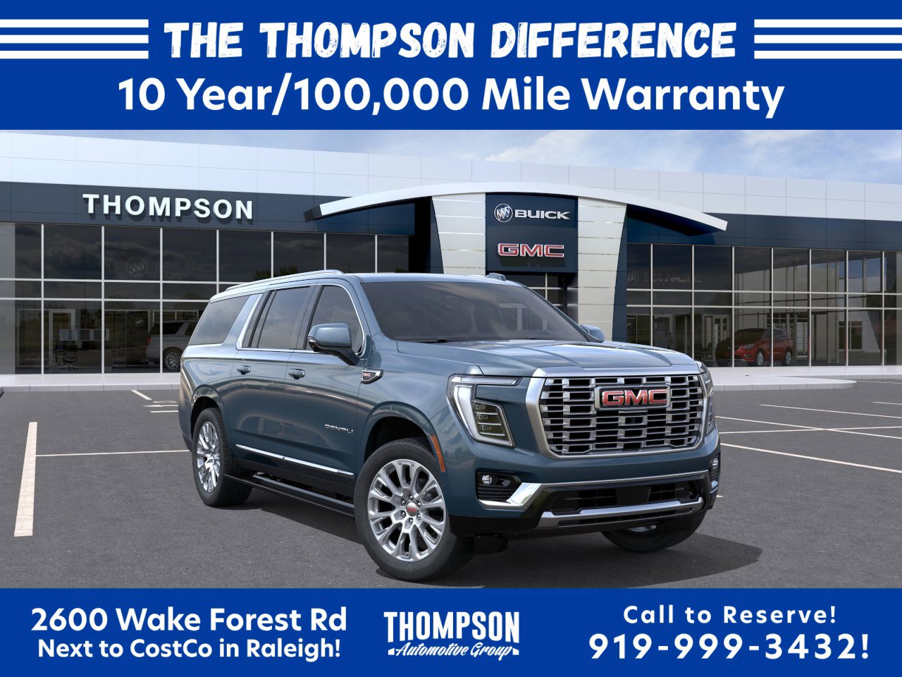 New 2026 GMC Yukon XL Denali w/ Sun & Power Step Package