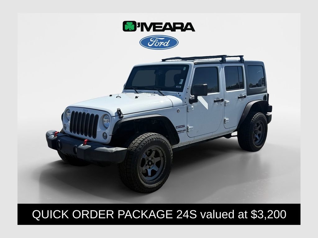 Used 2017 Jeep Wrangler Unlimited Sport w/ Quick Order Package 24S image 1