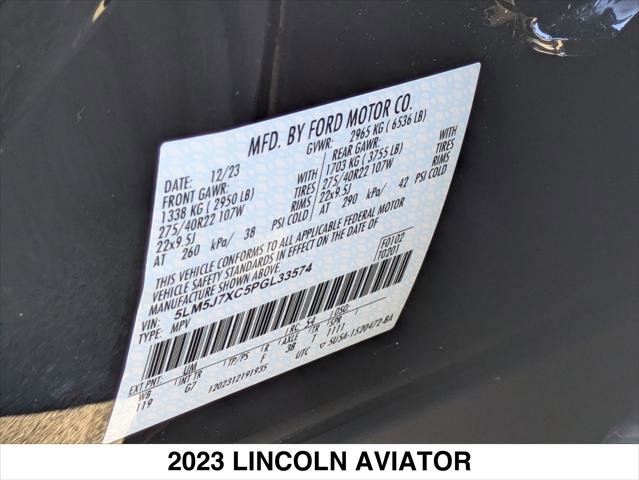 New 2023 Lincoln Aviator Reserve w/ Equipment Group 201A image 35