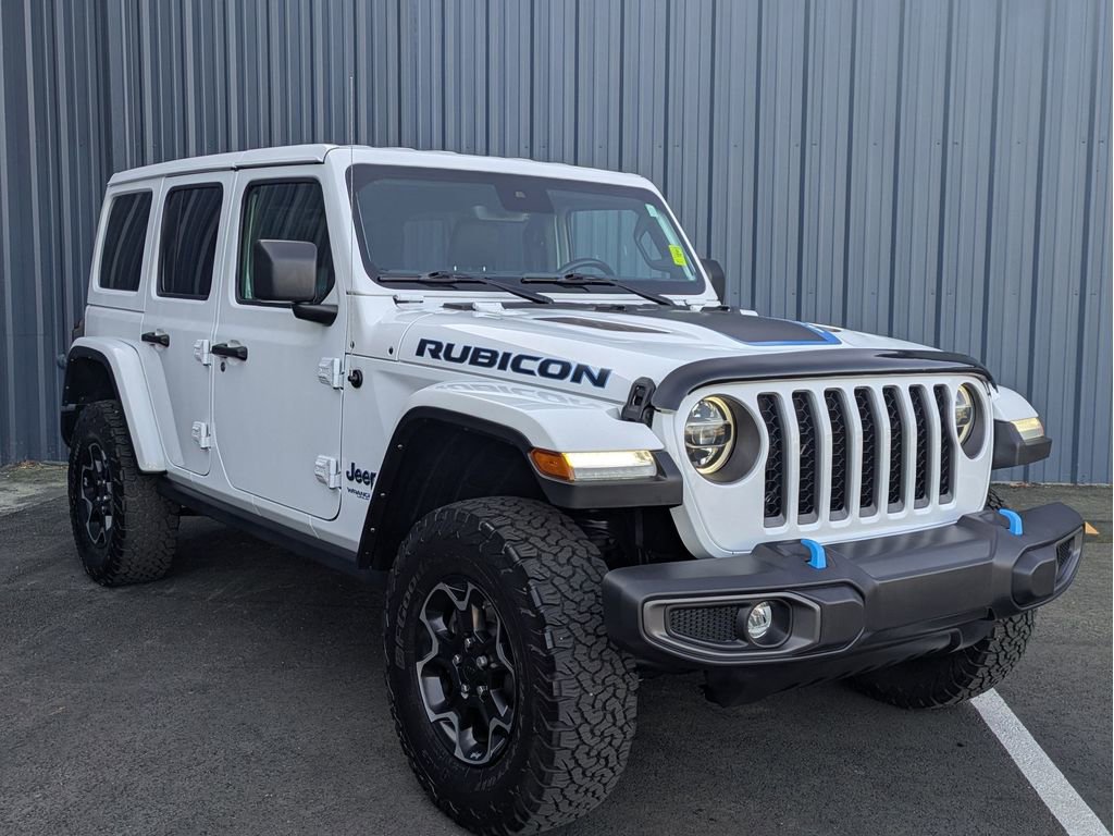 Used 2021 Jeep Wrangler Unlimited Rubicon 4xe w/ Cold Weather Group AWD/4WD image 4