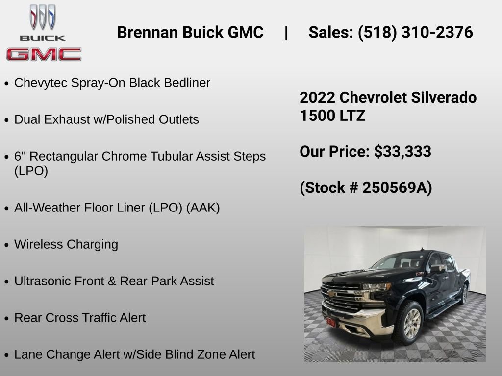 Used 2022 Chevrolet Silverado 1500 LTZ AWD/4WD image 24