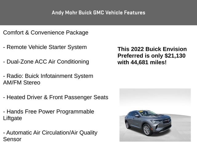 Used 2022 Buick Envision Preferred FWD image 8