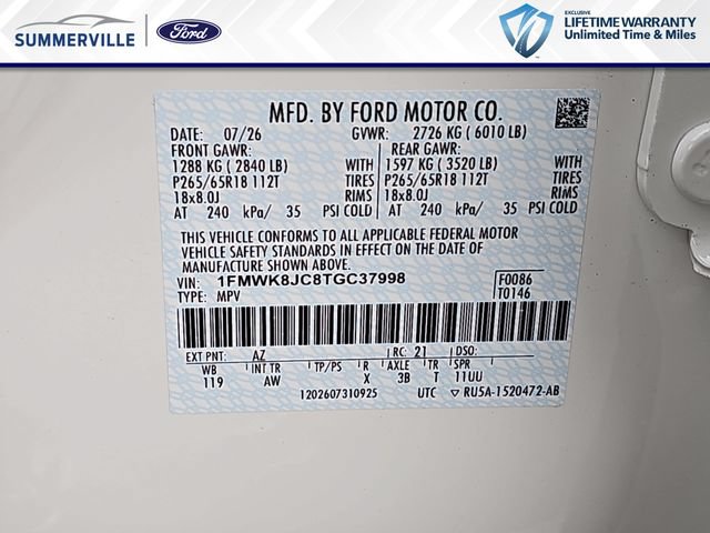 New 2026 Ford Explorer Tremor AWD/4WD image 38