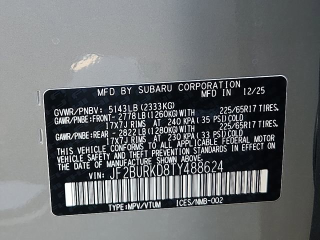 New 2026 Subaru Outback Wilderness AWD/4WD image 18